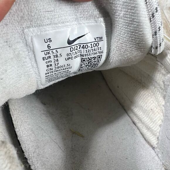 Nike Aor Max 97 white gum kids‎ 6 Womens 7.5 - Picture 8 of 8